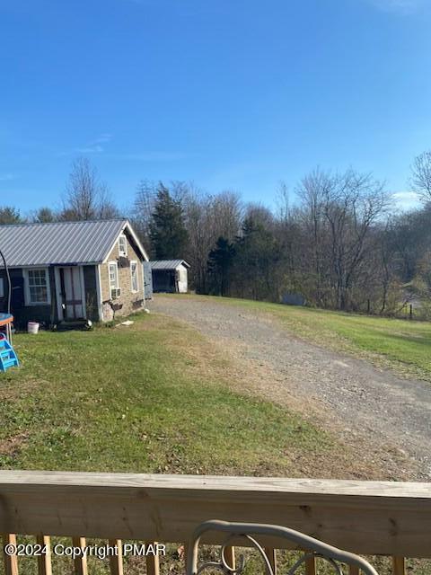 Driveway and Storage Shed