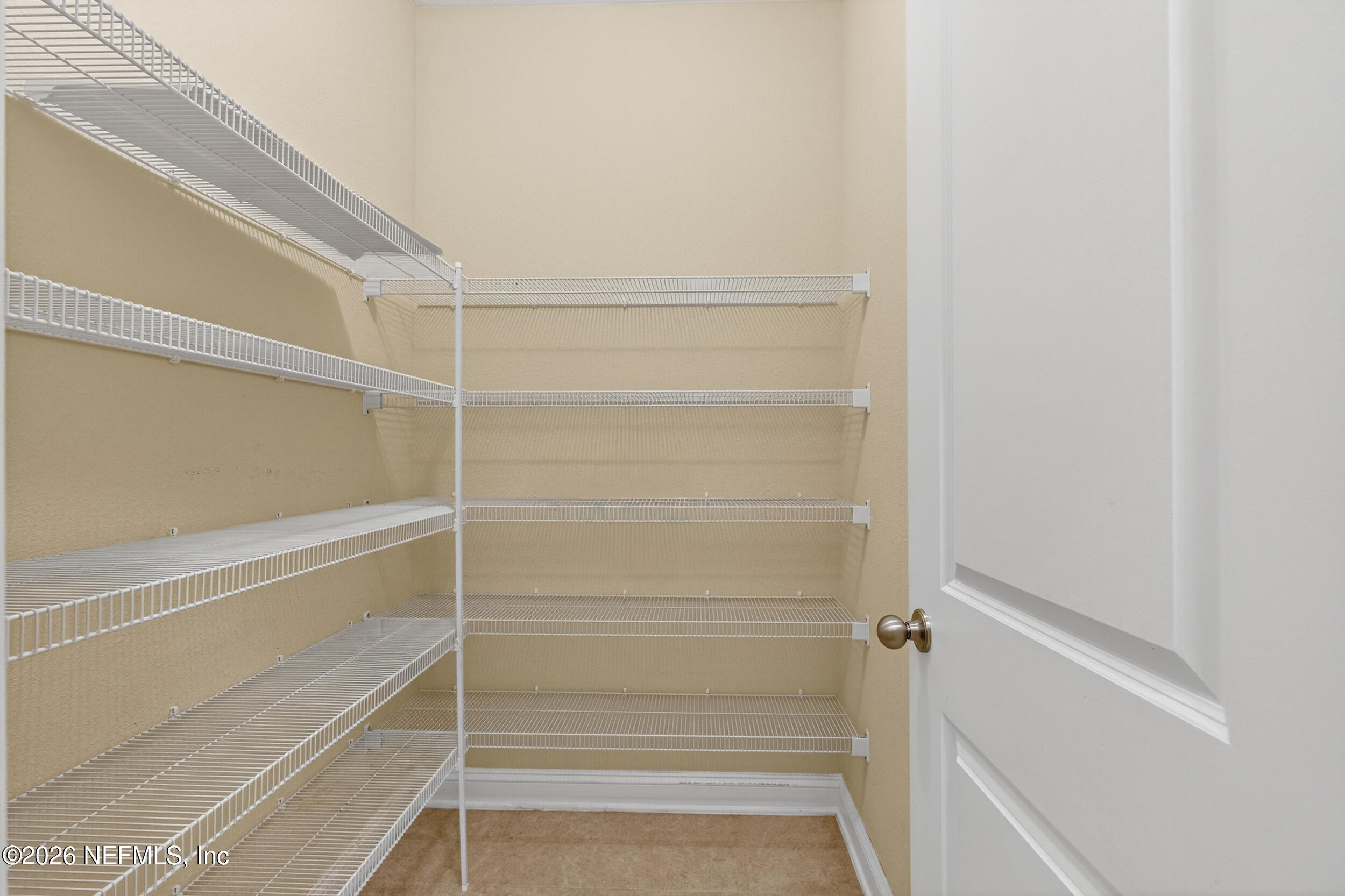 13576 Dunn Creek Road Jacksonville, FL 32218 - Photo 27 of 54 a view of walk in closet with empty racks
