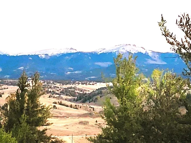 a view of lake and mountain