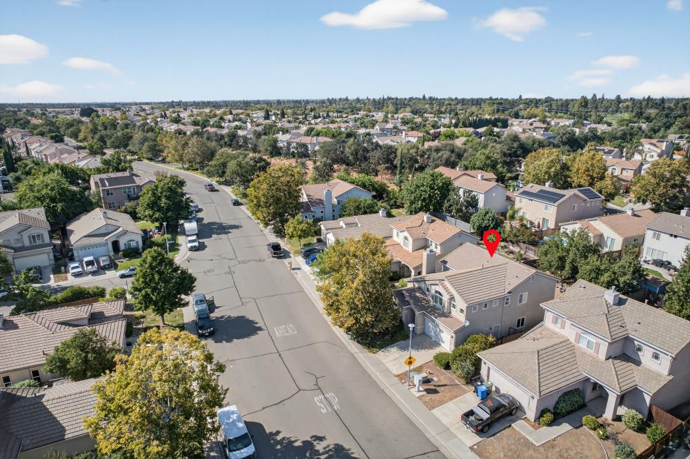 5817 Spring Flower Drive Elk Grove, CA 95757 - Photo 55 of 62 an aerial view of residential houses with outdoor space