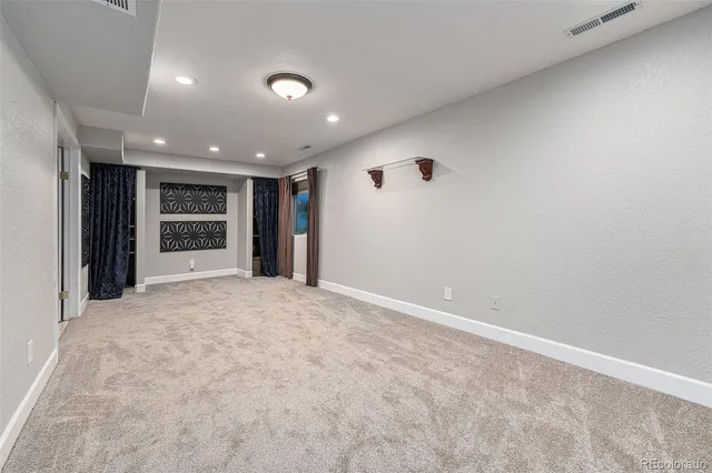 a view of an empty room