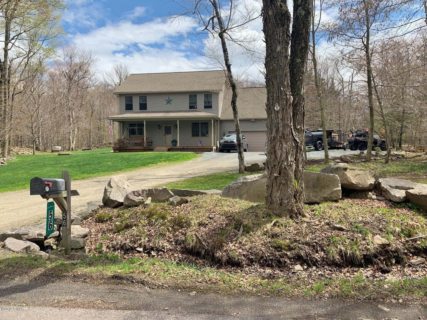 56 Huckleberry Road Newfoundland, PA 18445 - Photo 55 of 55 DRIVEWAY VIEW