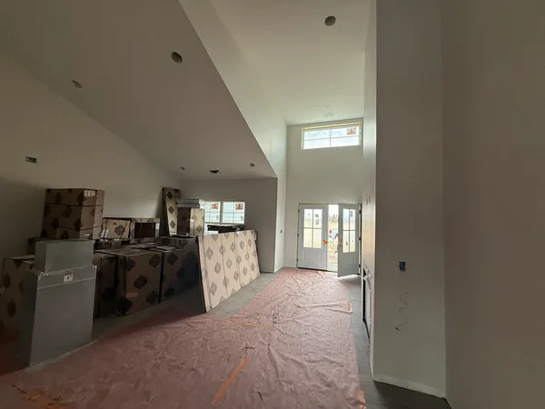 a view of a kitchen with a sink