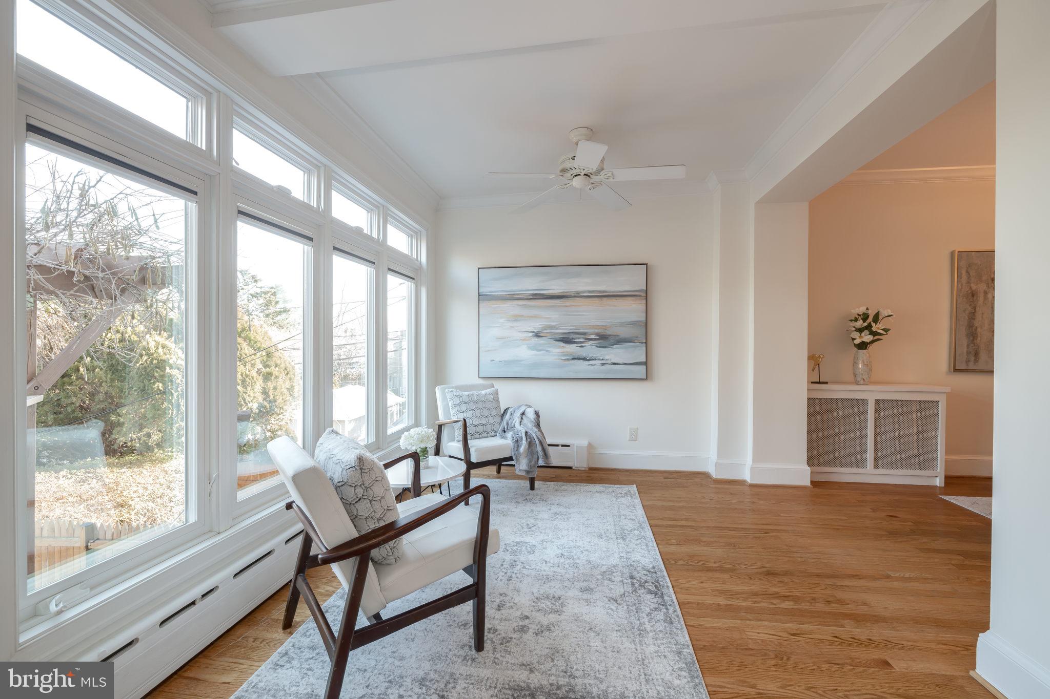 1919 38th Street Northwest Washington, DC 20007 - Photo 14 of 43 Marvin windows w/ custom insert shades