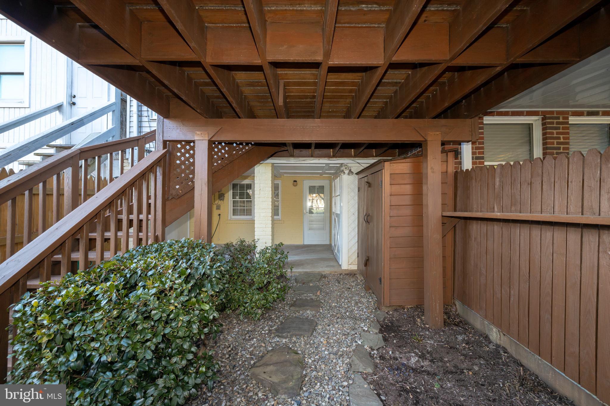 1919 38th Street Northwest Washington, DC 20007 - Photo 27 of 43 Covered path