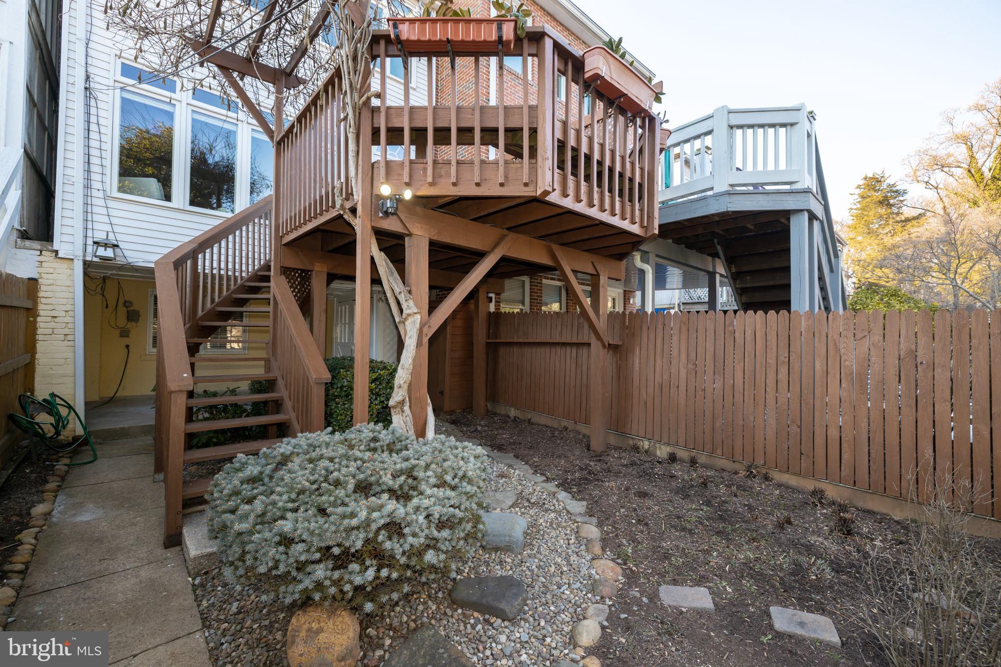 1919 38th Street Northwest Washington, DC 20007 - Photo 31 of 43 Rear exterior