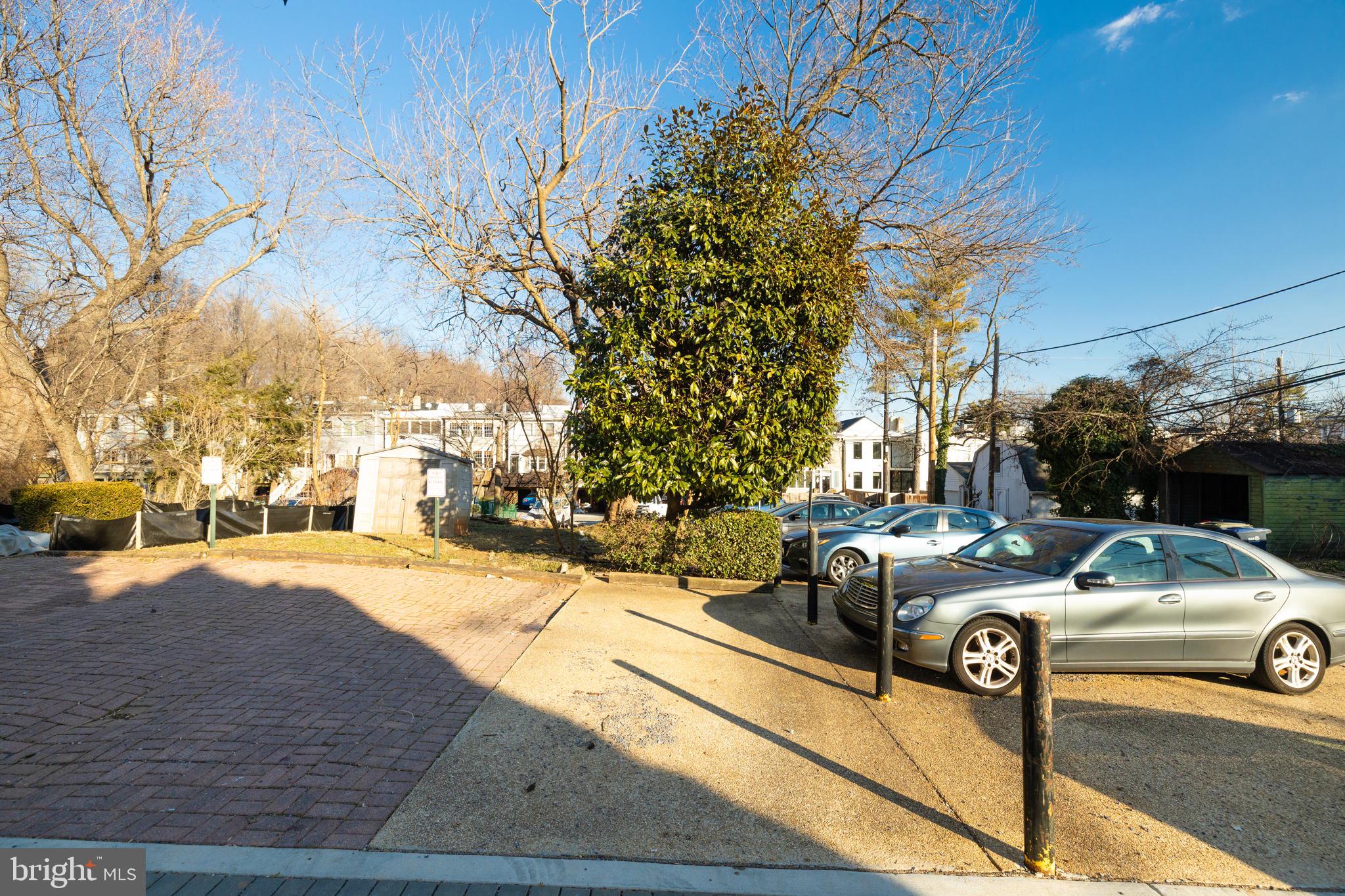1919 38th Street Northwest Washington, DC 20007 - Photo 33 of 43 Driveway/garden on bonus (non-buildable) lot