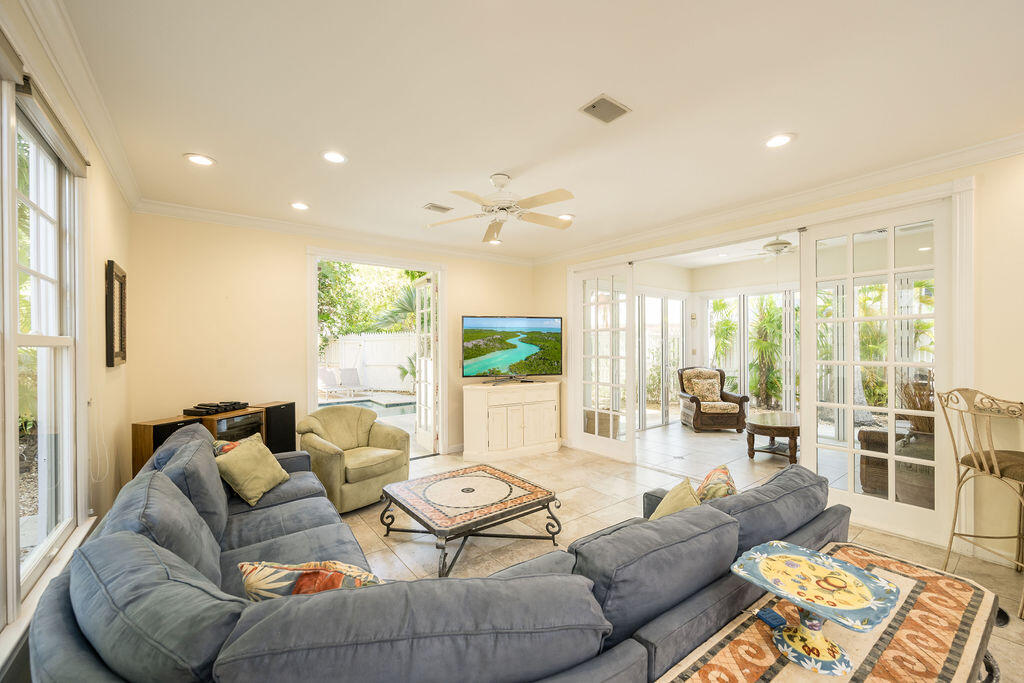 202 Admirals Lane Key West, FL 33040 - Photo 24 of 59 a living room with furniture and a large window