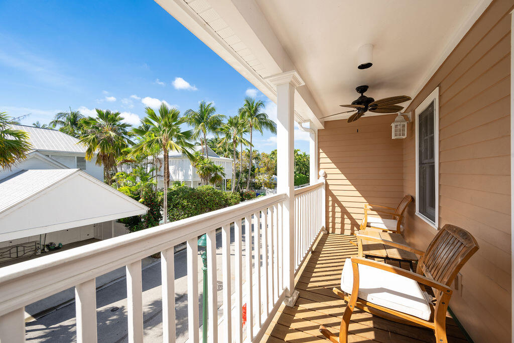 202 Admirals Lane Key West, FL 33040 - Photo 34 of 59 a view of balcony with furniture