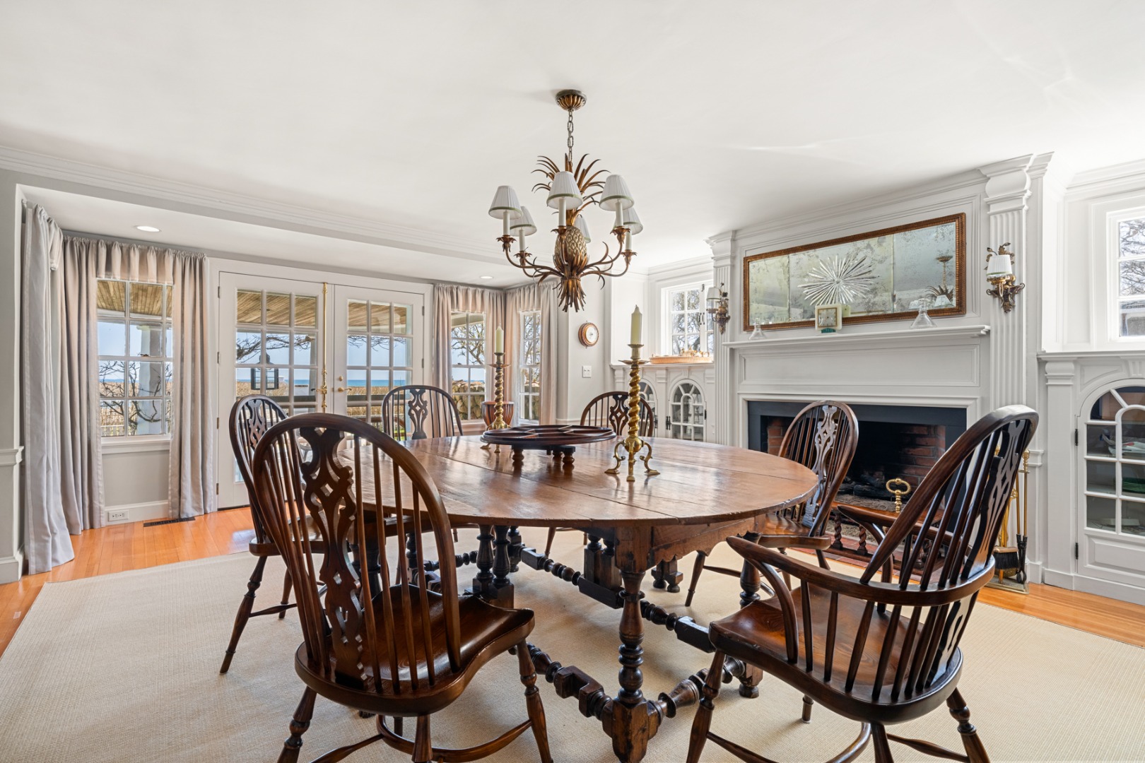 1 Ocean Avenue Nantucket, MA 02554 - Photo 7 of 49 a view of a dining room with furniture window and wooden floor