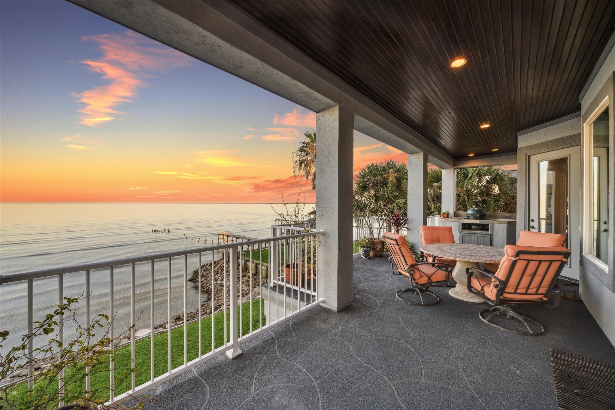 1406 Todville Road Seabrook, TX 77586 - Photo 17 of 50 FRENCH DOORS OPEN TO A HUGE BALCONY THAT IS 34' WIDE.