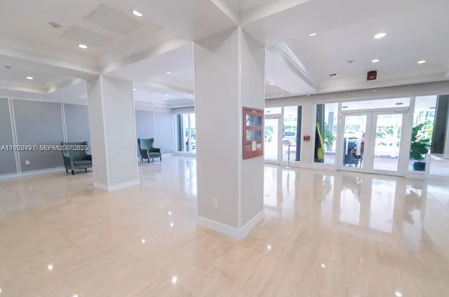 a view of a swimming pool with a lounge chairs