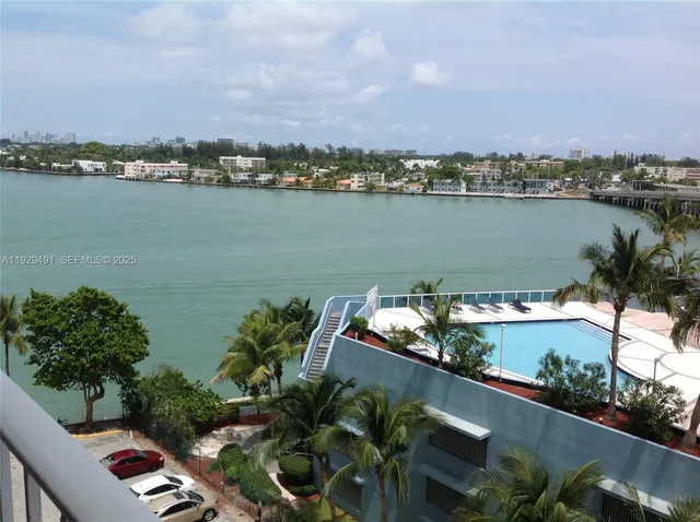 an aerial view of a city with houses