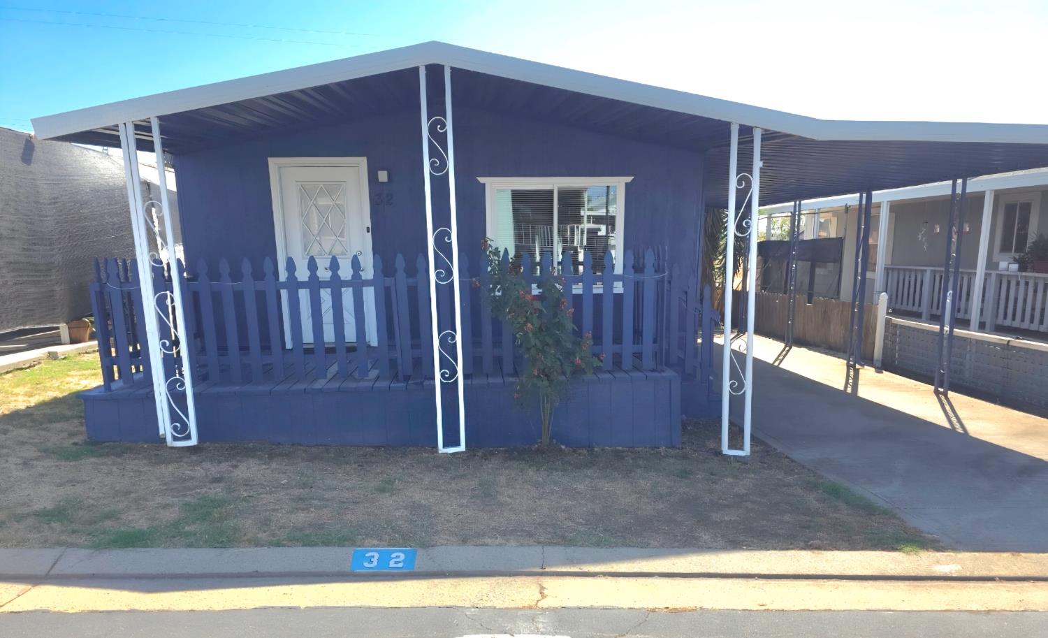a view of front door
