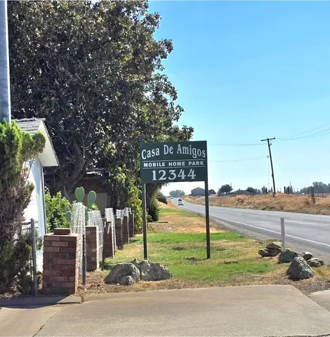 a view of a park with of palm trees