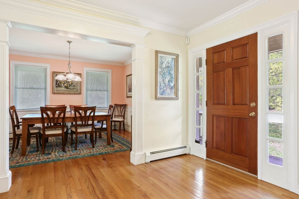 143 Kimball Road Amesbury, MA 01913 - Photo 5 of 30 a view of a dining room with furniture window and wooden floor