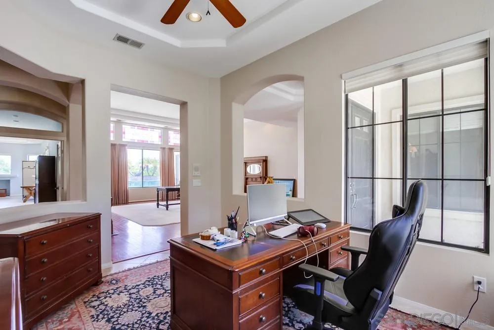 3605-7 Logwood Place Fallbrook, CA 92028 - Photo 22 of 74 a living room with furniture a rug and a large window