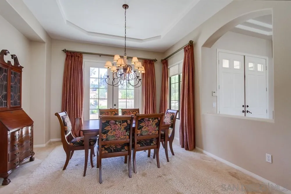 3605-7 Logwood Place Fallbrook, CA 92028 - Photo 25 of 74 a view of a dining room with furniture window and outside view
