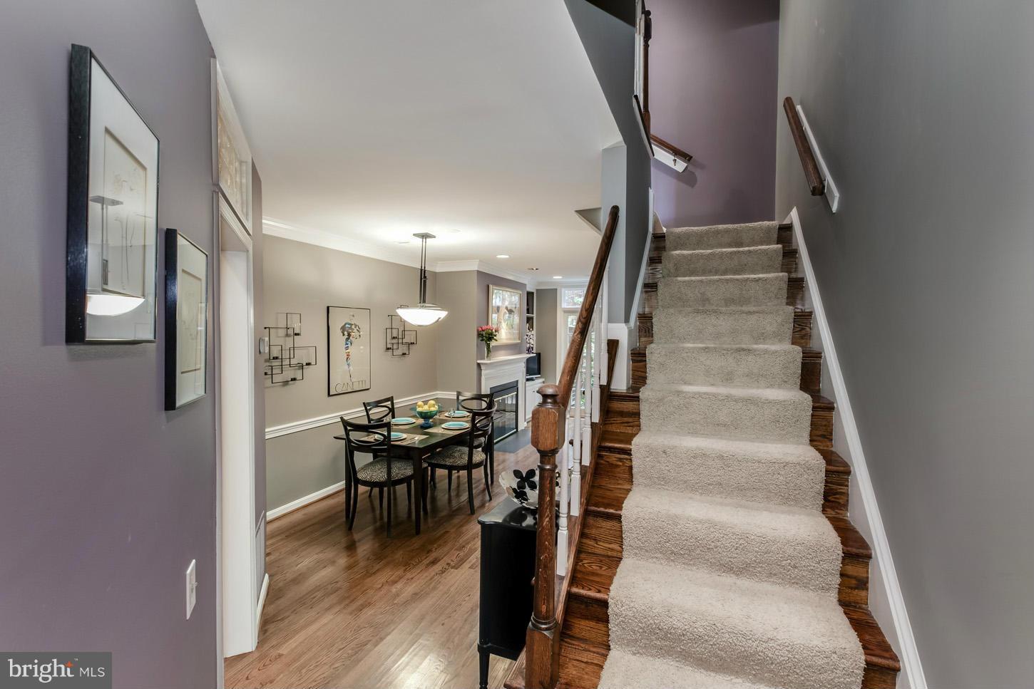 1233 Portner Road Alexandria, VA 22314 - Photo 19 of 29 a view of entryway and hall with wooden floor