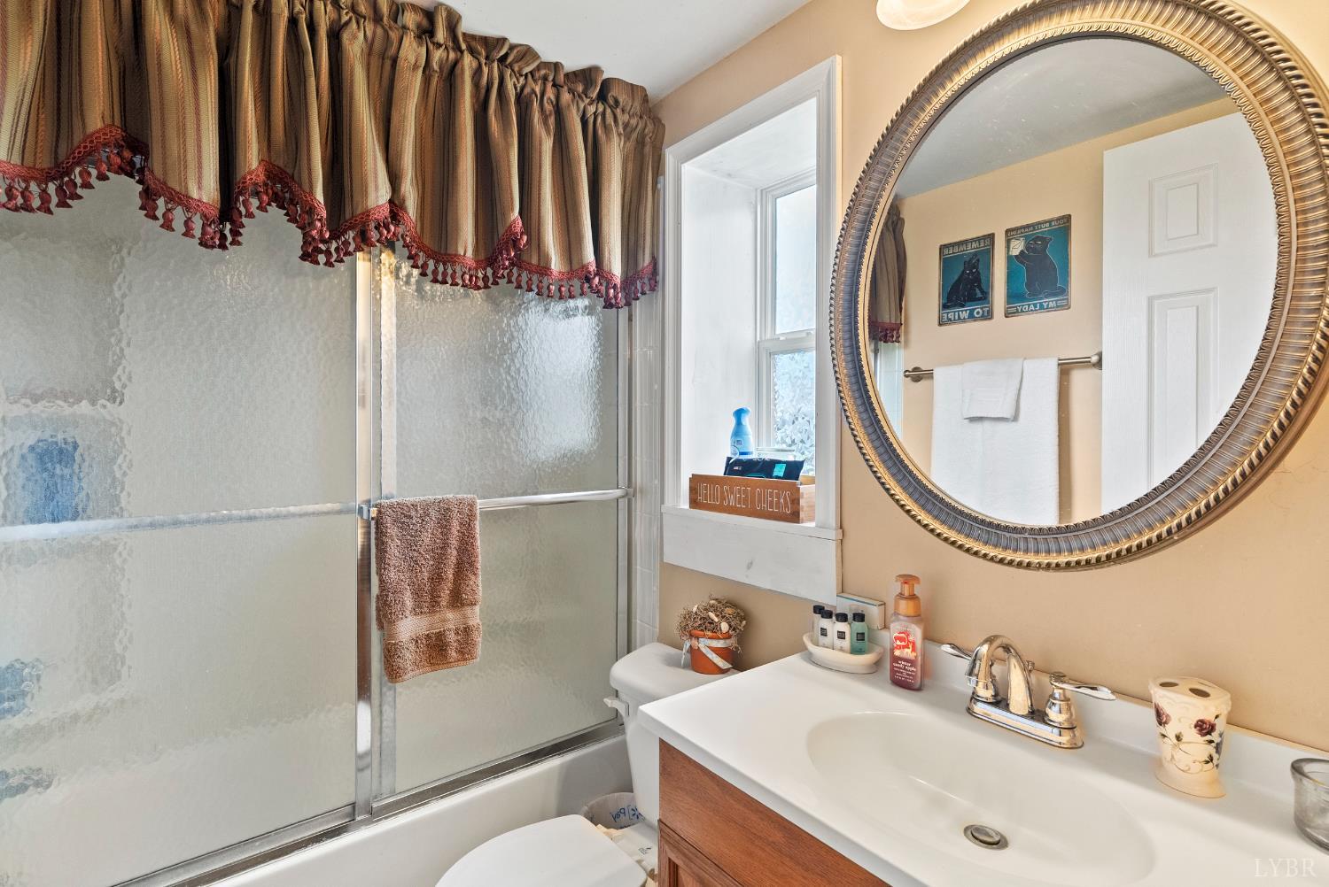 750 Looner Den Road Appomattox, VA 24522 - Photo 39 of 91 a bathroom with a sink and a mirror
