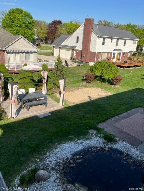 20984 Andover Road Southfield, MI 48076 - Photo 29 of 50 Fabulous backyard with gazebo & miniature pond