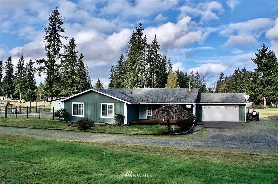 a view of house with outdoor space