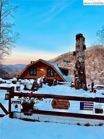 a view of a building from a window