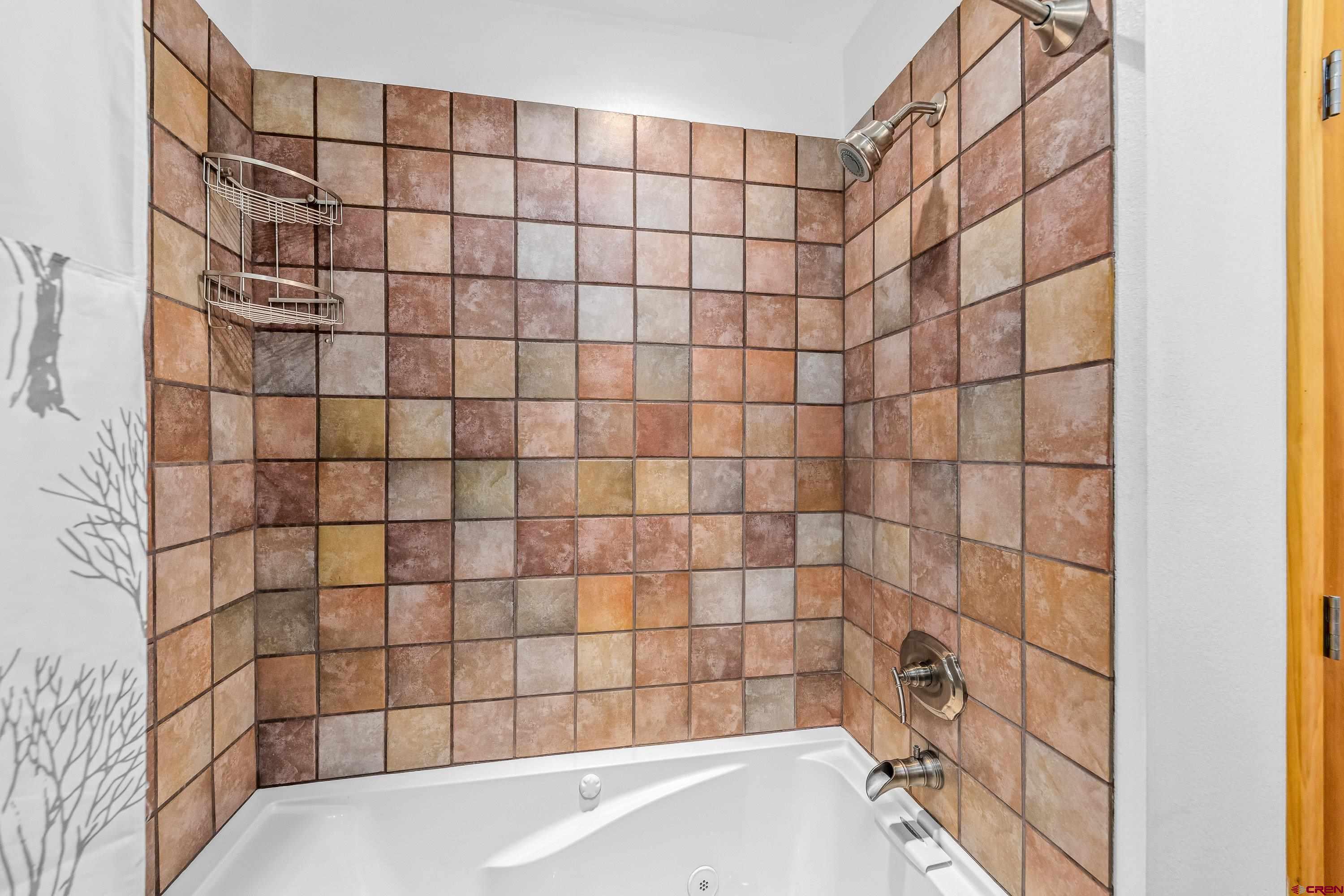 180 Ridge Road Cimarron, CO 81220 - Photo 22 of 42 a bathroom with a bathtub and shower