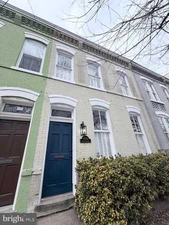 a front view of a building