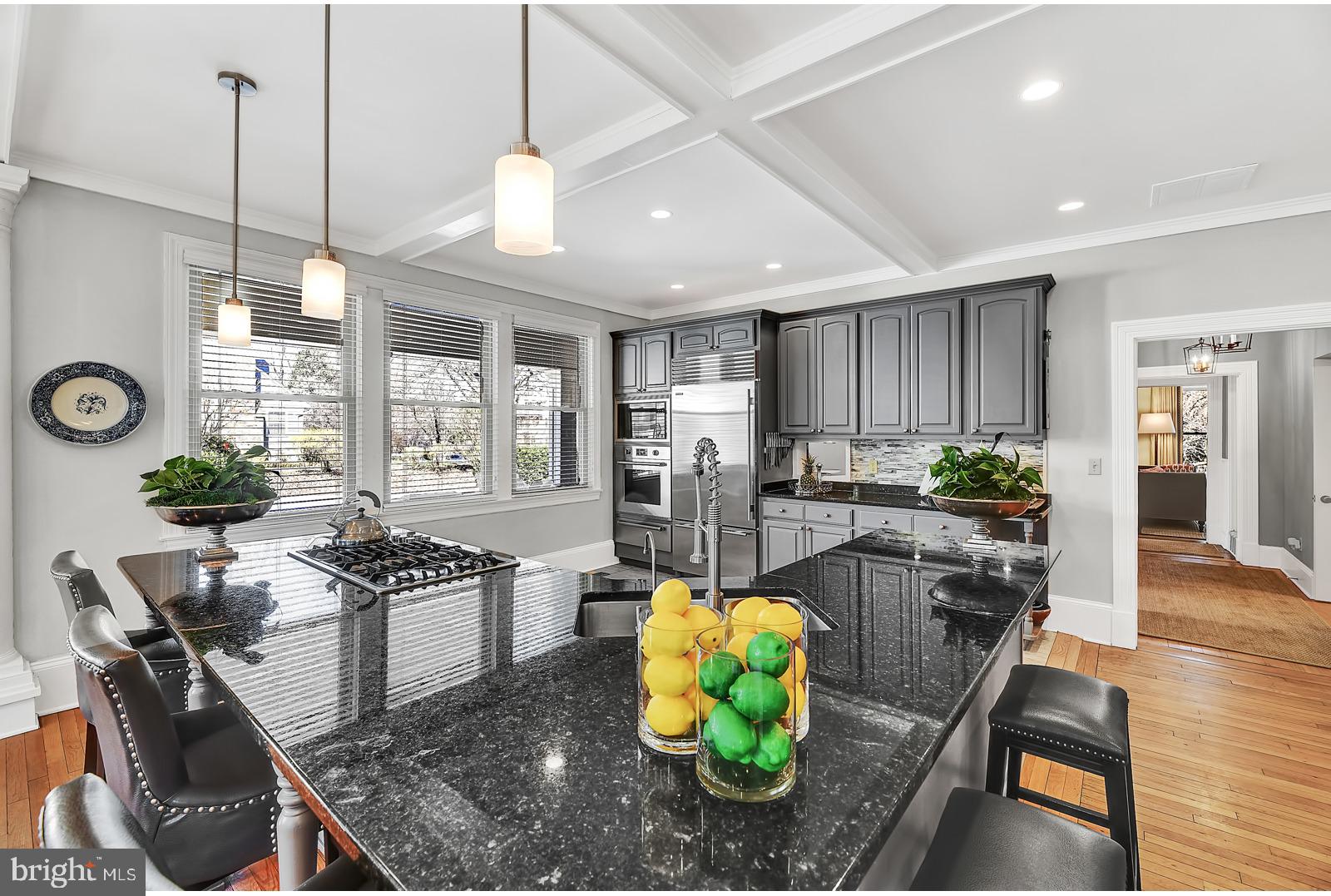 4906 Roland Avenue Baltimore, MD 21210 - Photo 14 of 52 HUGE GRANITE ISLAND FOR PREP AND SEATING