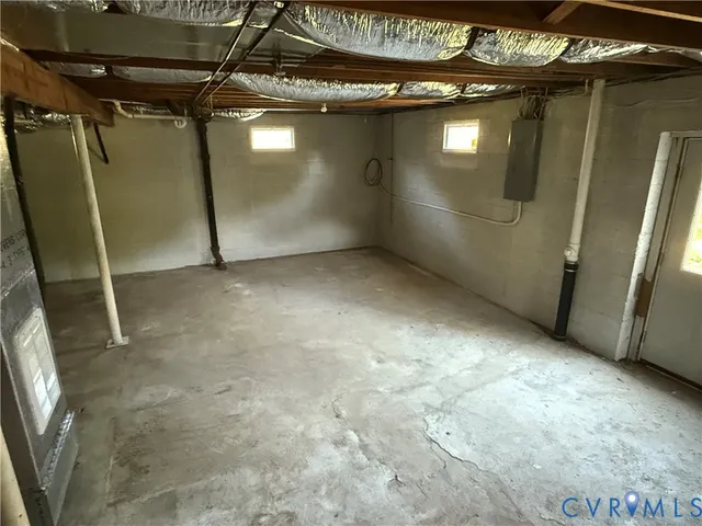 a view of an empty room