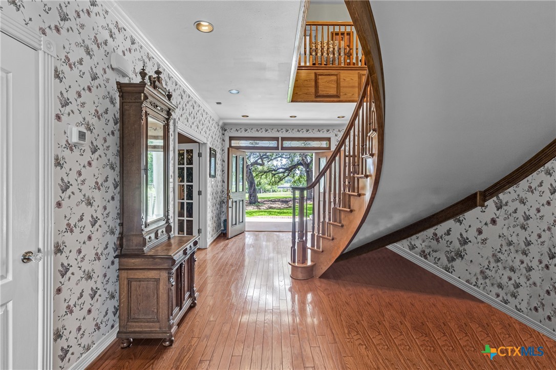 10299 Paddy Hamilton Road Belton, TX 76513 - Photo 13 of 46 a view of entryway with wooden floor