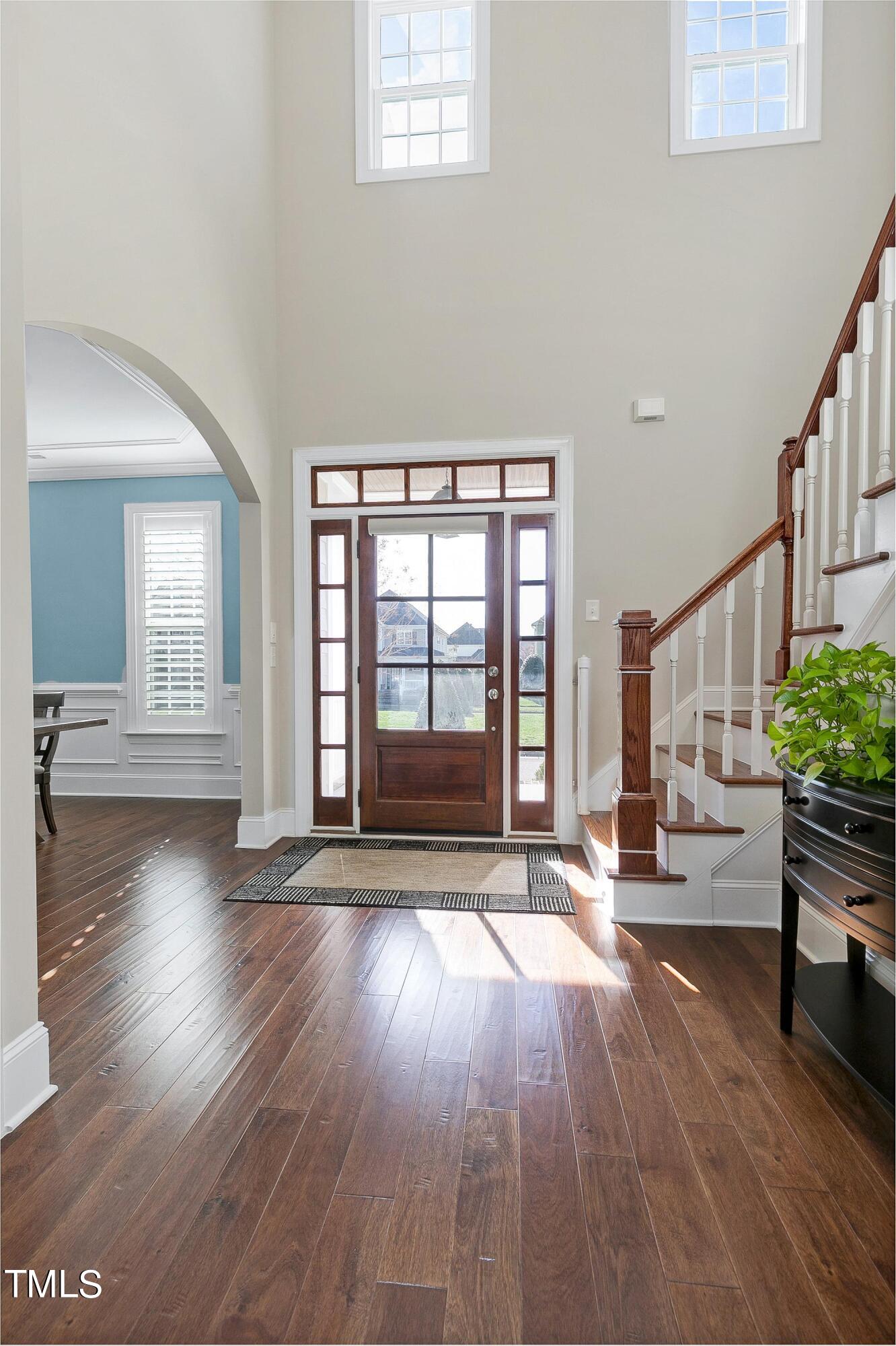 1344 Revolution Circle Raleigh, NC 27603 - Photo 6 of 74 2 story foyer has turned staircase