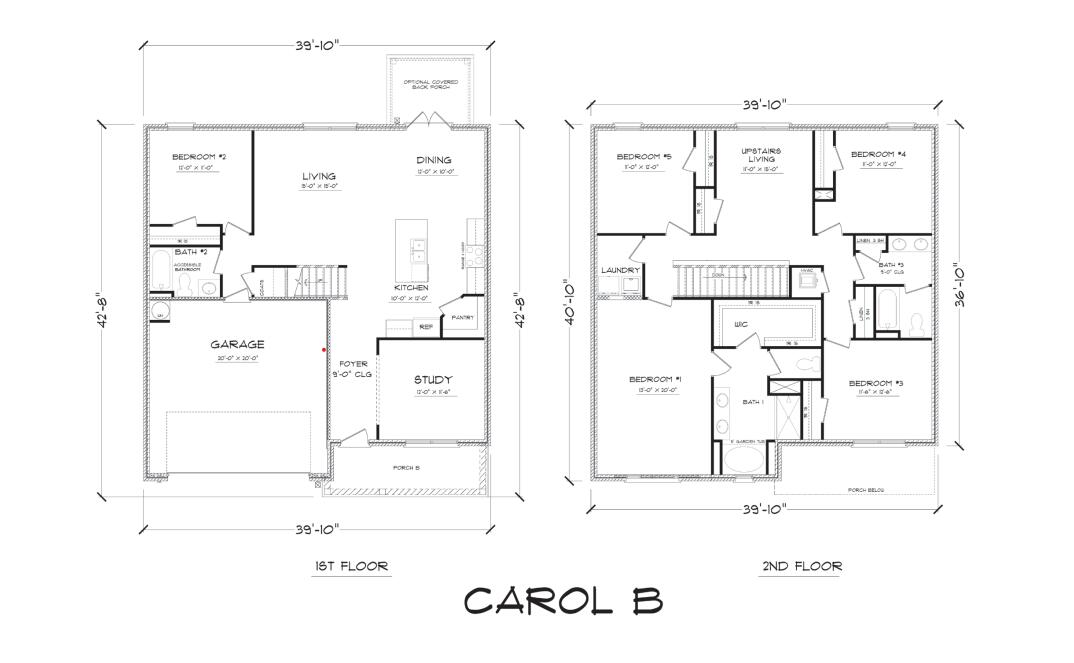 323 Piper Cove Santa Rosa Beach, FL 32459 - Photo 2 of 2 Carol_B_Floorplan
