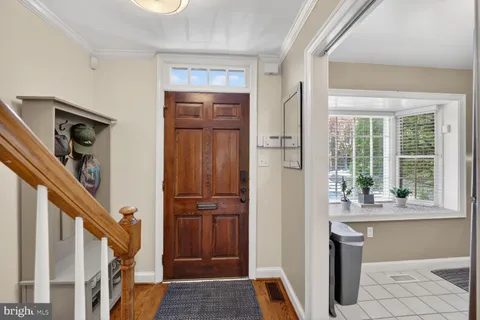 a view of front door and entryway