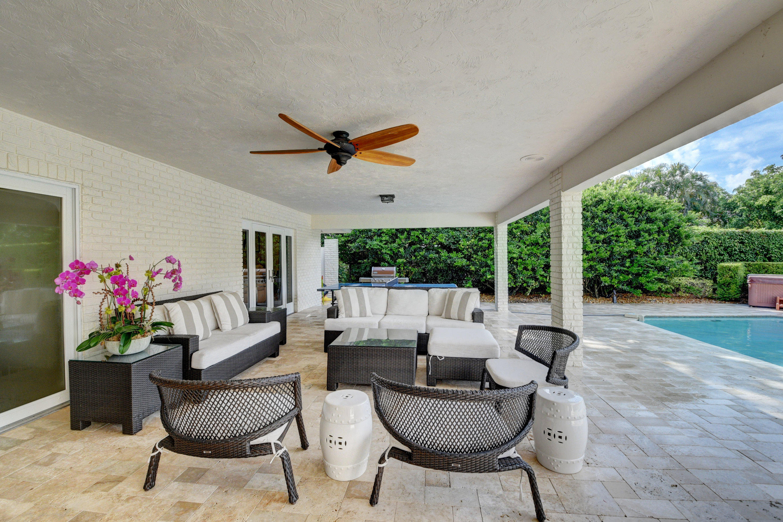 7624 Marbella Terrace Boca Raton, FL 33433 - Photo 35 of 55 a living room with furniture and a large window