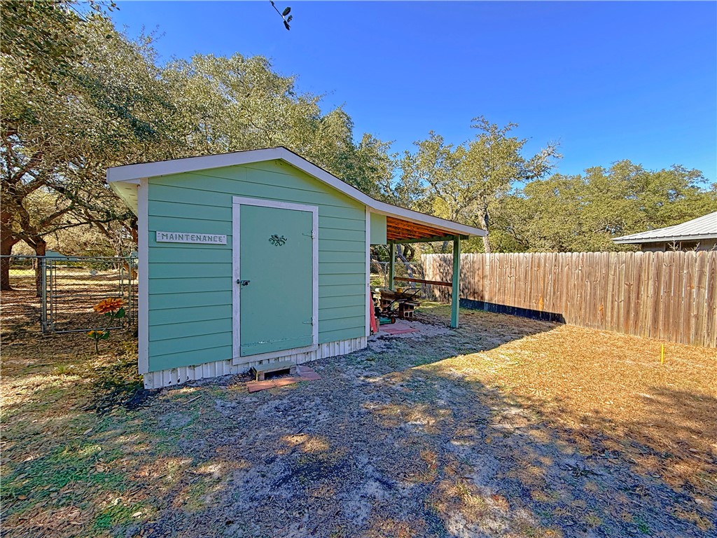 1411 Myrtle Street Fulton, TX 78358 - Photo 26 of 26 a view of back yard of the house