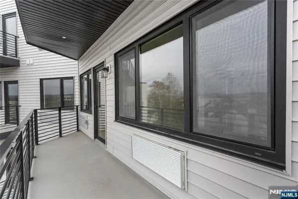 a view of a balcony