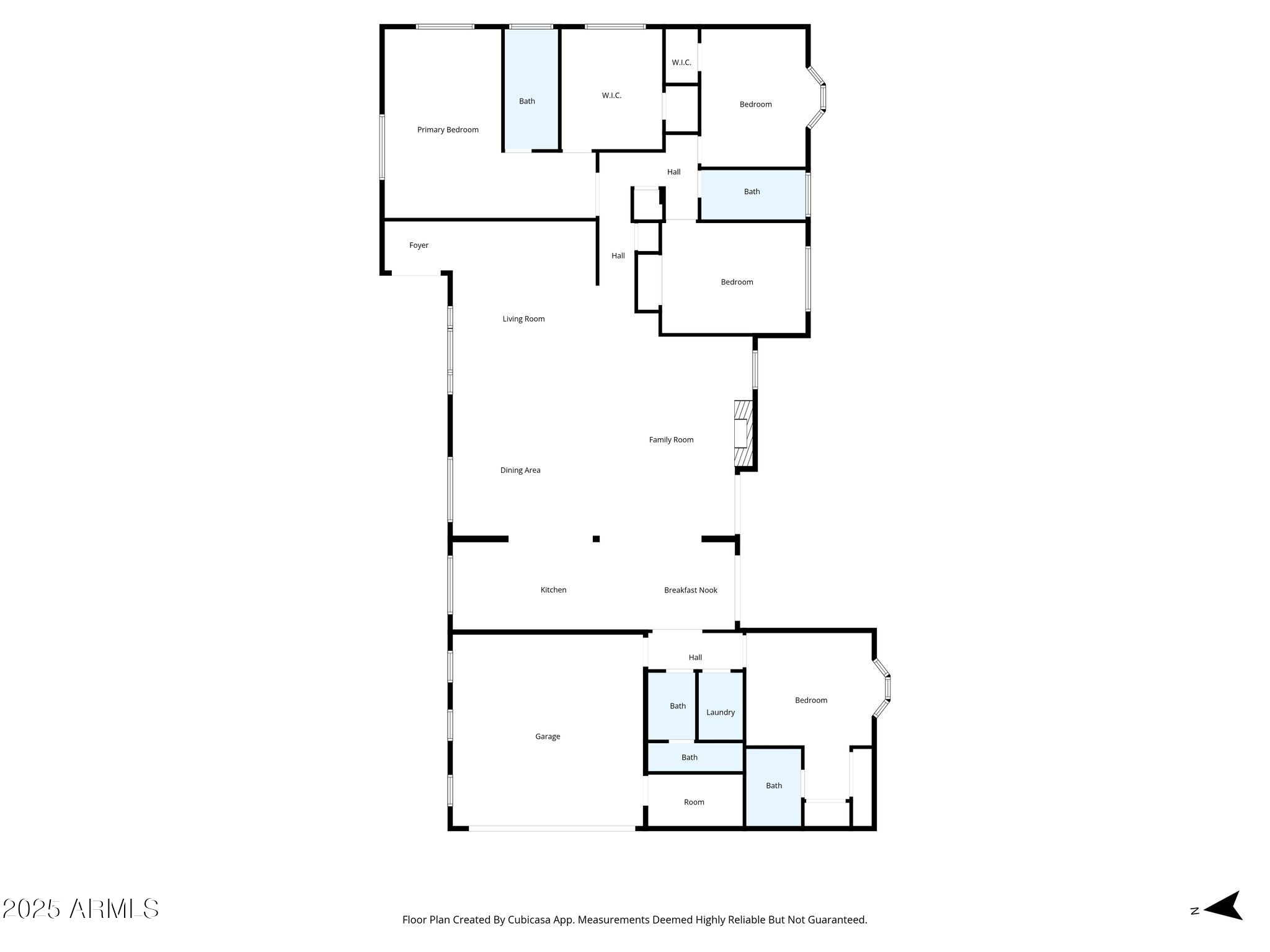 641 West Linger Lane Phoenix, AZ 85021 - Photo 38 of 38 a picture of floor plan