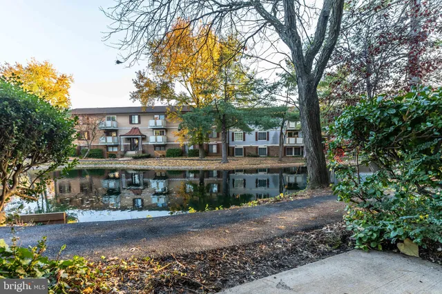 a front view of a house with yard and green space