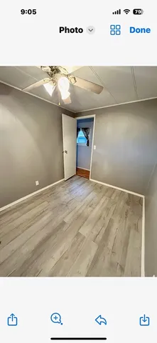 a view of an empty room