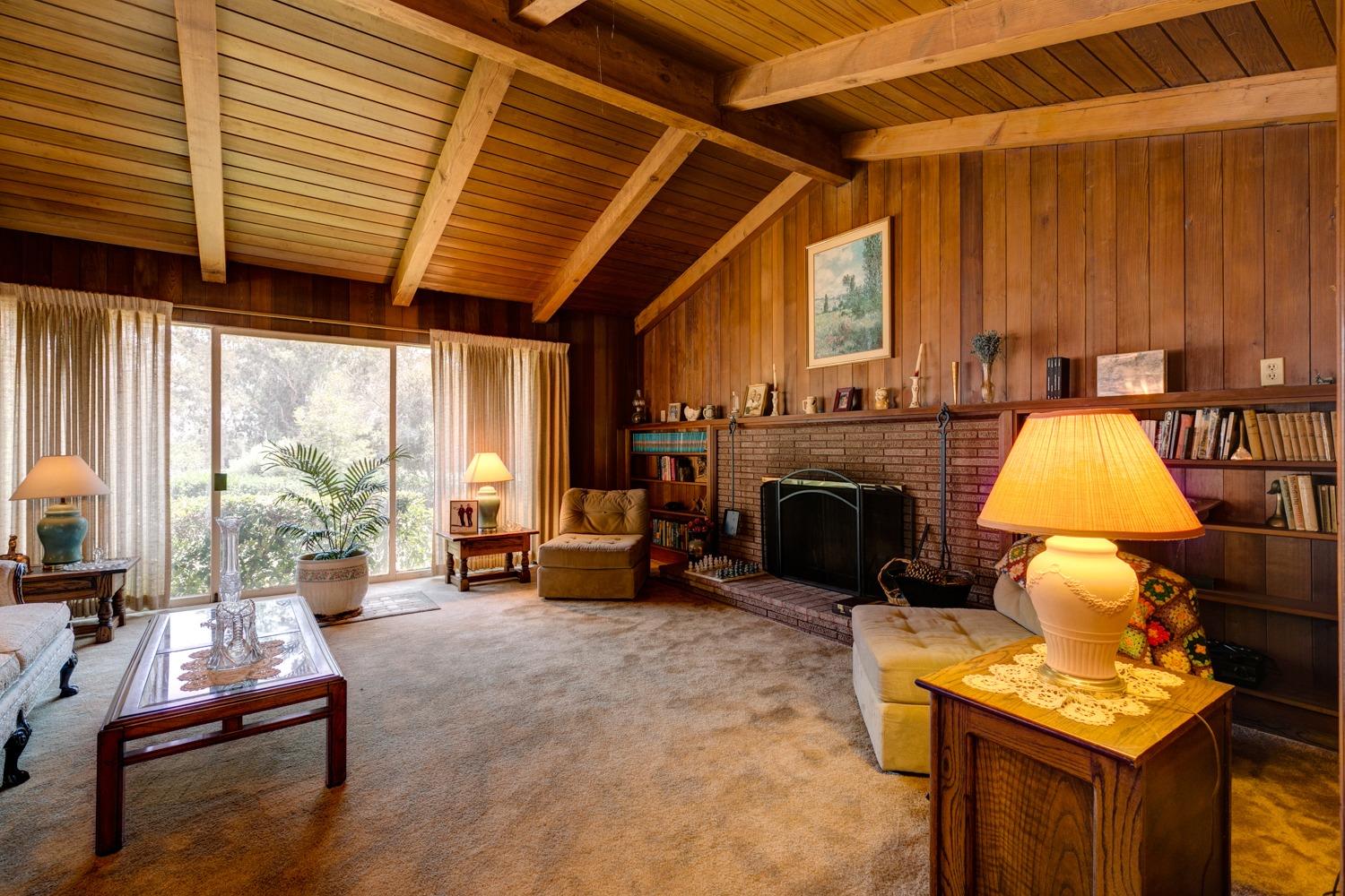 516 Palomar Road Ojai, CA 93023 - Photo 7 of 45 a living room with furniture and a fireplace