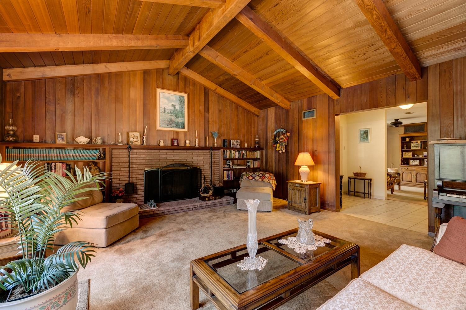 516 Palomar Road Ojai, CA 93023 - Photo 8 of 45 a living room with furniture and a fireplace