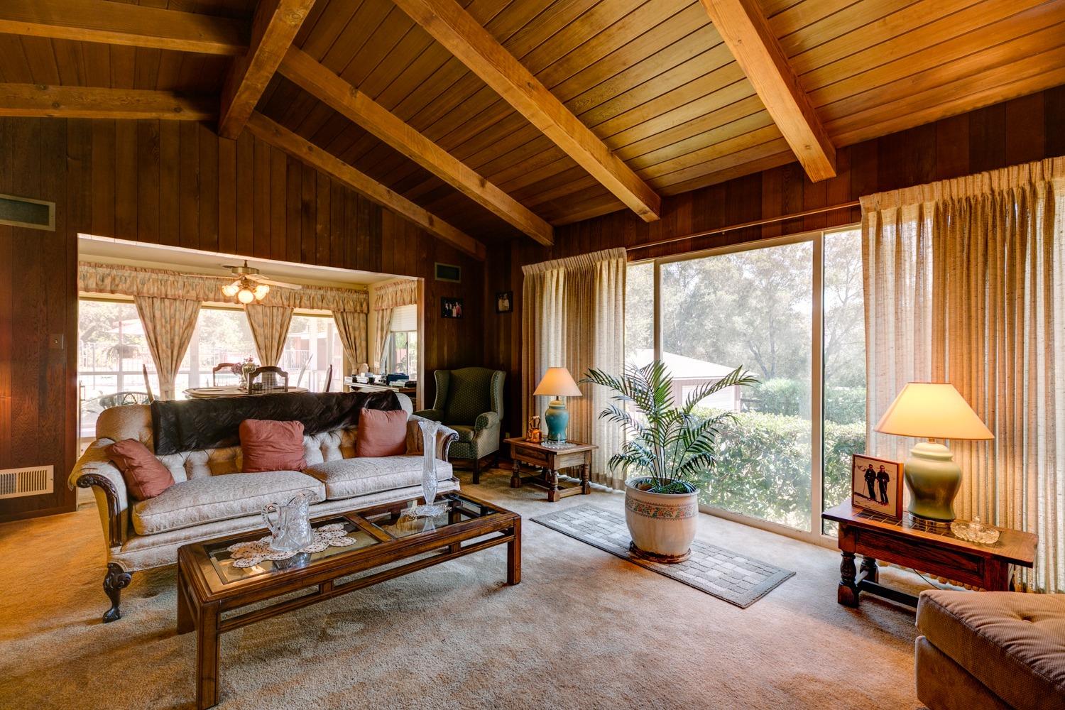 516 Palomar Road Ojai, CA 93023 - Photo 9 of 45 a living room with furniture and a large window