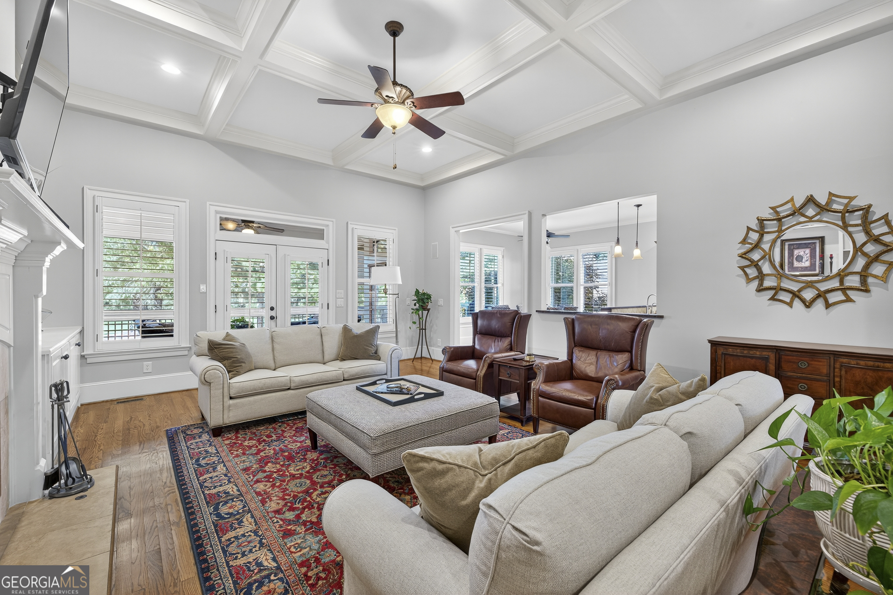 675 Garden Circle Statham, GA 30666 - Photo 18 of 98 a living room with furniture and a large window