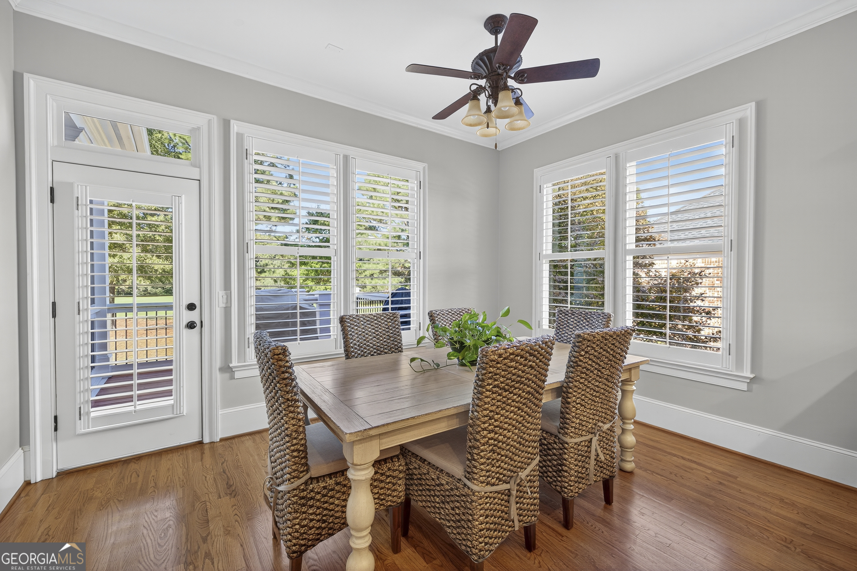 675 Garden Circle Statham, GA 30666 - Photo 23 of 98 a view of a dining room with furniture window and wooden floor
