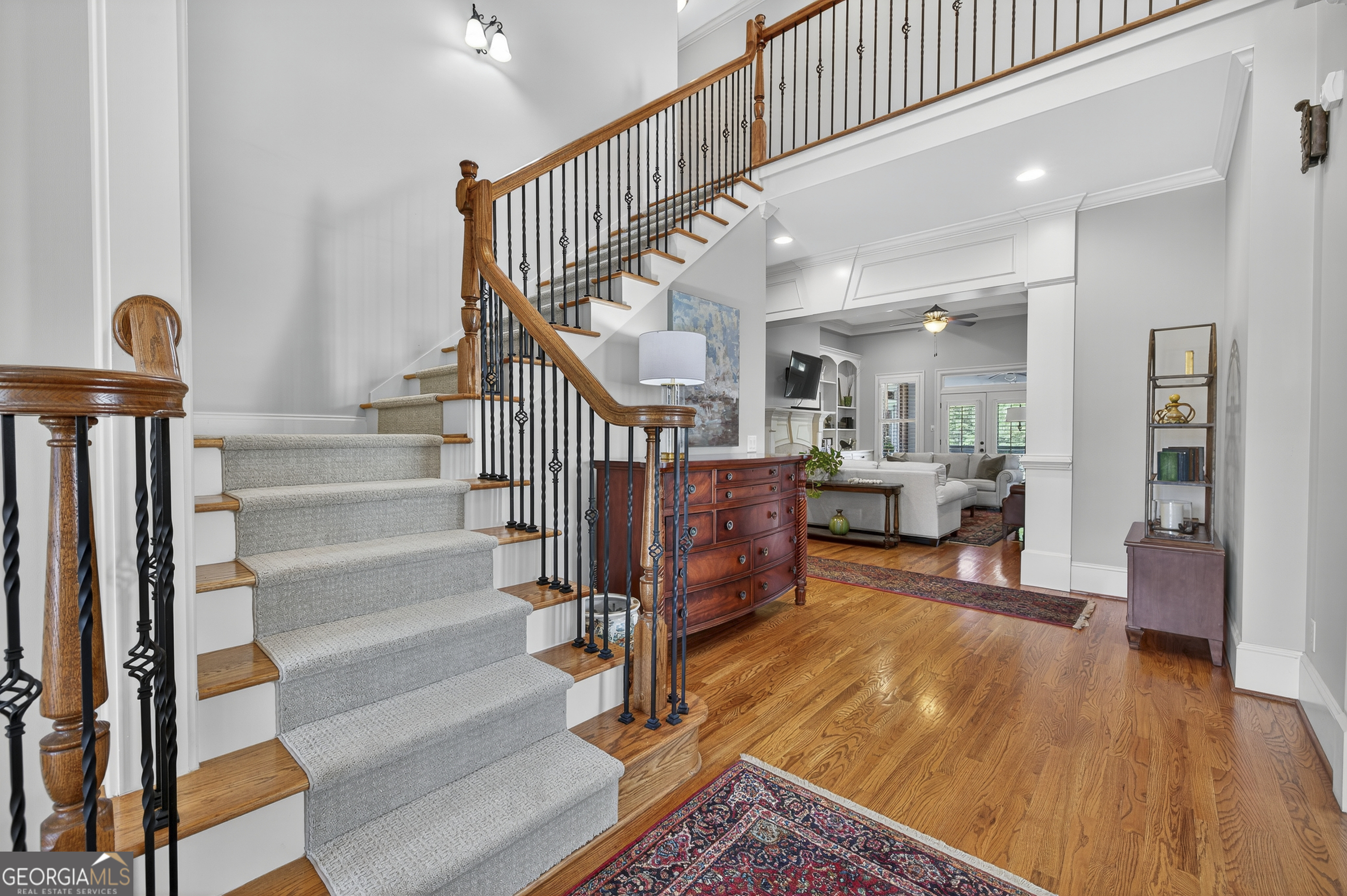 675 Garden Circle Statham, GA 30666 - Photo 38 of 98 a view of entryway and hall with wooden floor