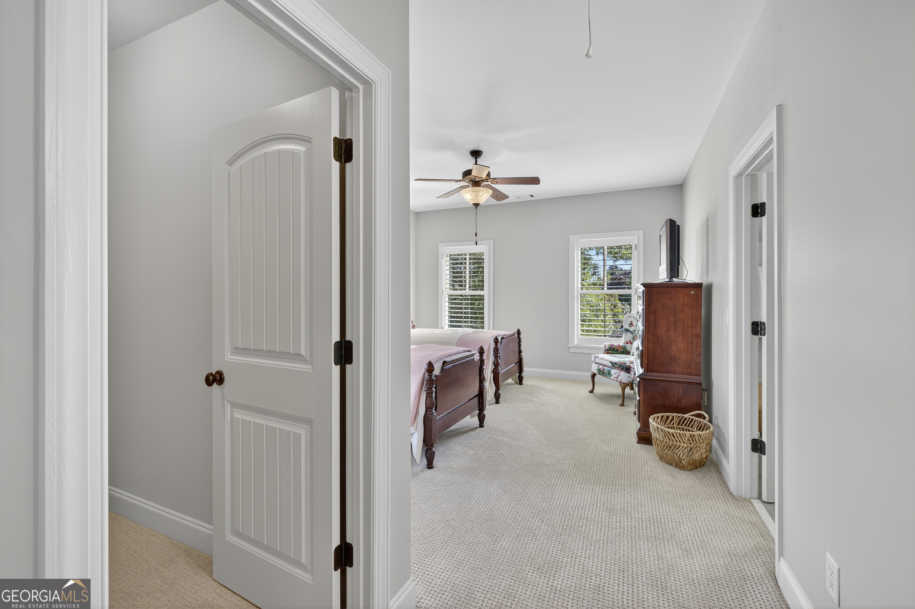 675 Garden Circle Statham, GA 30666 - Photo 48 of 98 a view of a livingroom with furniture and a ceiling fan