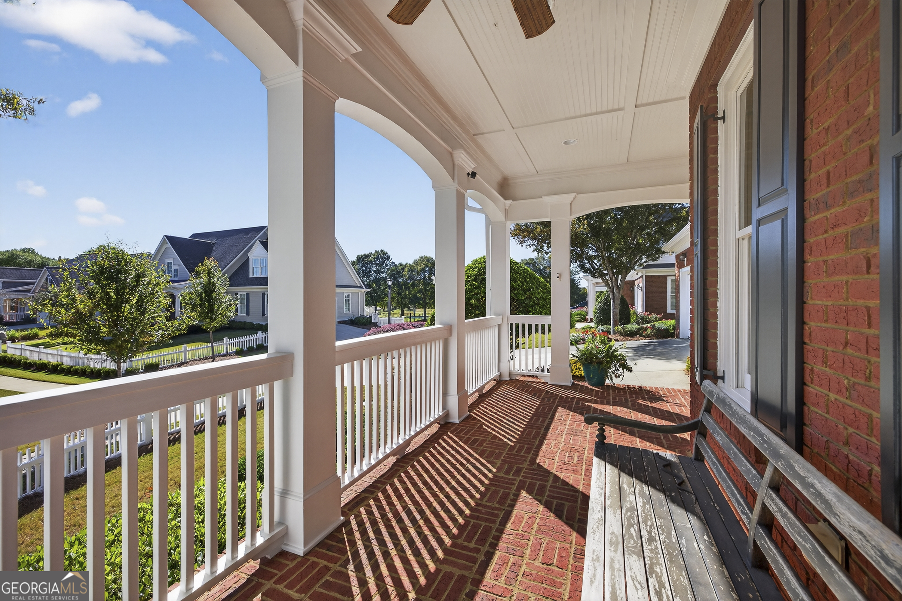 675 Garden Circle Statham, GA 30666 - Photo 5 of 98 a view of a balcony with wooden floor
