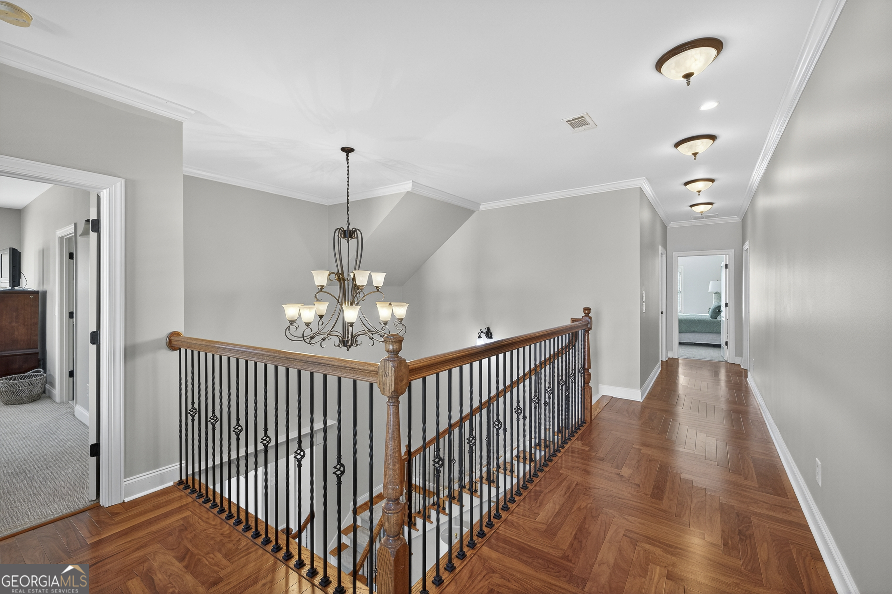 675 Garden Circle Statham, GA 30666 - Photo 54 of 98 a view of a hallway view with staircase